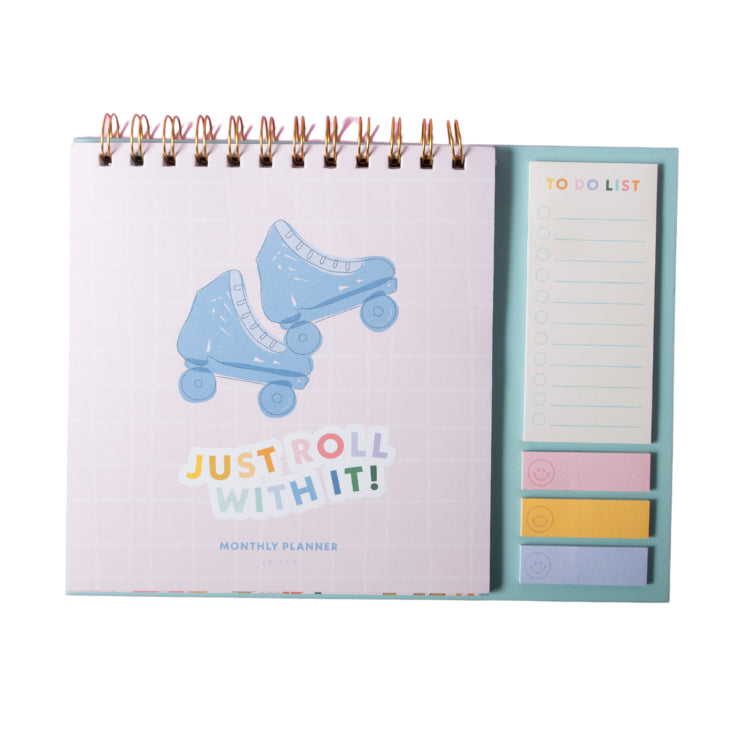One Of A Kind Monthly Desk Planner - Roll With In